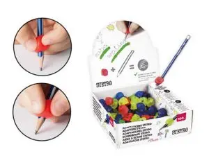 ADAPTATEUR CRAYON LIDERPAPEL EN PLASTIQUE BOÎTE DE 100 UNITÉS