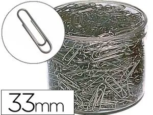 TROMBONE NICKELÉ 33MM BOÎTE 1000 UNITÉS