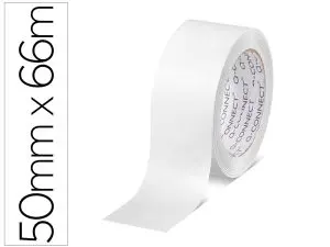 RUBAN ADHESIF Q-CONNECT ECONOMIQUE SPECIAL EMBALLAGE HAUTE ADHERENCE 50MMX66M COLORIS BLANC