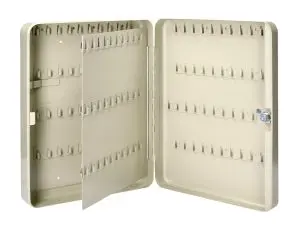 ARMOIRE À CLÉS Q-CONNECT 140 CLÉS ACIER RÉSISTANT ÉPAISSEUR 0.8 CM INCLUS 2 CLÉS PORTE-CLÉS ACCESSOIRES 370X280X80MM