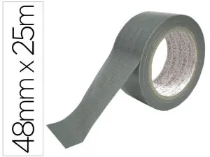 RUBAN ADHESIF AMERICAIN Q-CONNECT SUPER RESISTANT IMPERMEABLE REPARE PROTEGE COLLE MULTI-USAGE 170 MICRONS 48MMX25M