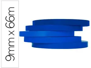 RUBAN ADHÉSIF Q-CONNECT SCELLEUSE SAC 9MMX66M COLORIS BLEU