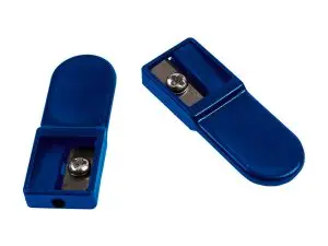 TAILLE-MINE LIDERPAPEL SUPPORTLATERAL MINES 2MM COLORIS BLEU