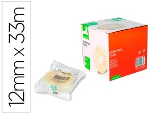 RUBAN ADHÉSIF Q-CONNECT 33MX12MM SACHET CELLOPHANE