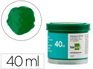 GOUACHE SCOLAIRE LIDERPAPEL COLORIS VERT POT 40ML
