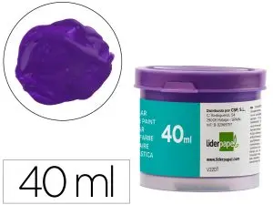GOUACHE SCOLAIRE LIDERPAPEL COLORIS VIOLET POT 40ML