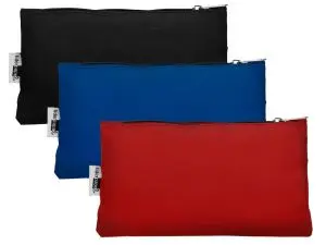 TROUSSE SCOLAIRE LIDERPAPEL PLATE FOURRE-TOUT COMPARTIMENT FERMETURE ZIP USAGE JOURNALIER 200X100MM COLORIS ASSORTIS