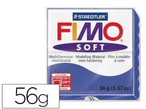 PÂTE À MODELER FIMO SOFT COLORIS BLEU BRILLANT PAIN 57G