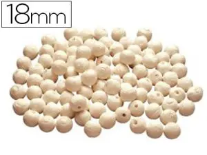 BOULE CELLULOSE UNIVERS DE PIWI DIAMÈTRE 18MM COLORIS BLANC SACHET 100 UNITÉS