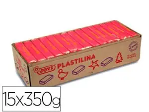 PÂTE À MODELER JOVI PLASTILINA VÉGÉTALE COLORIS ROUGE 350G